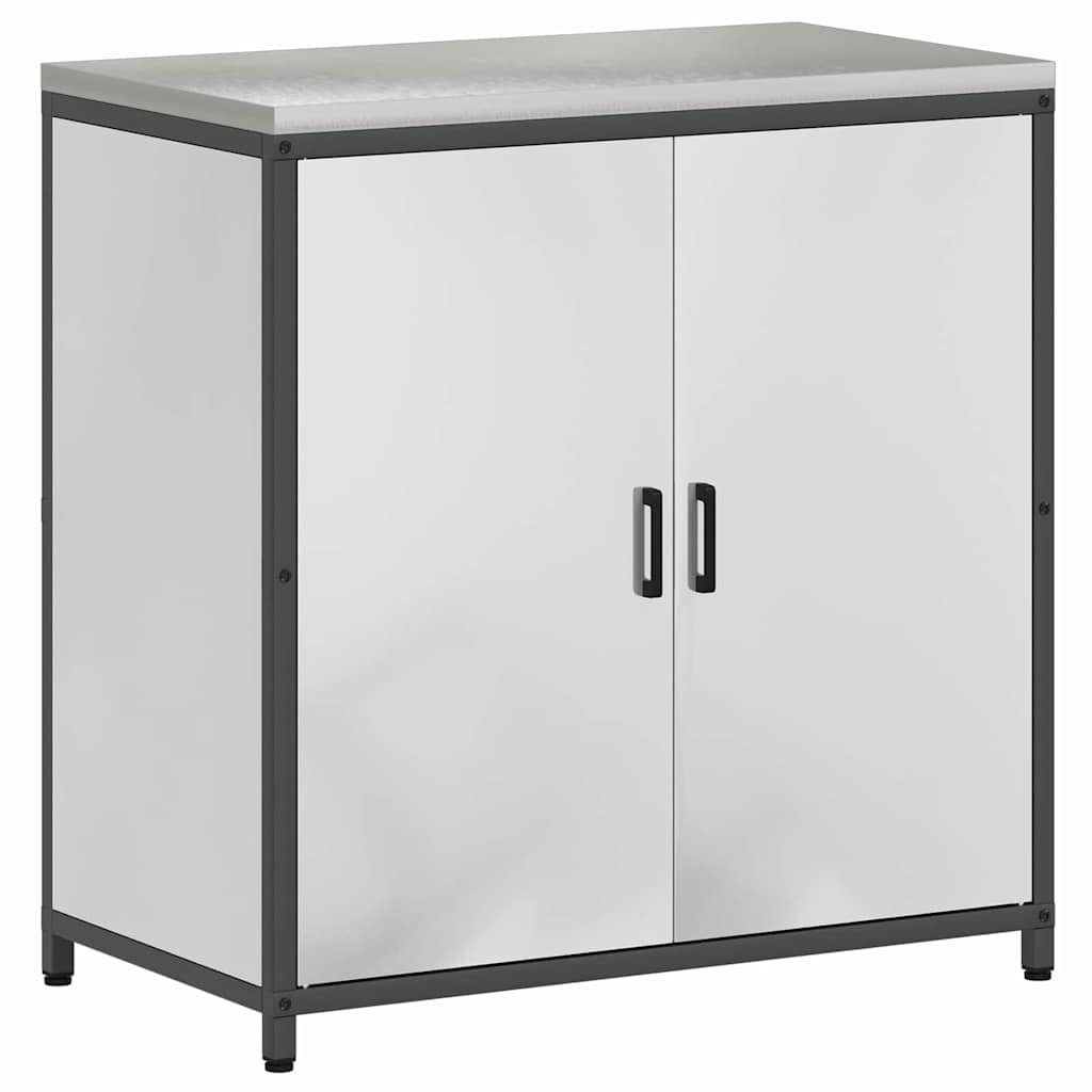 Kitchen Storage Set HATTEM 2 pcs Silver Galvanised Steel