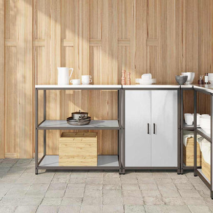 Kitchen Storage Set HATTEM 2 pcs Silver Stainless Steel