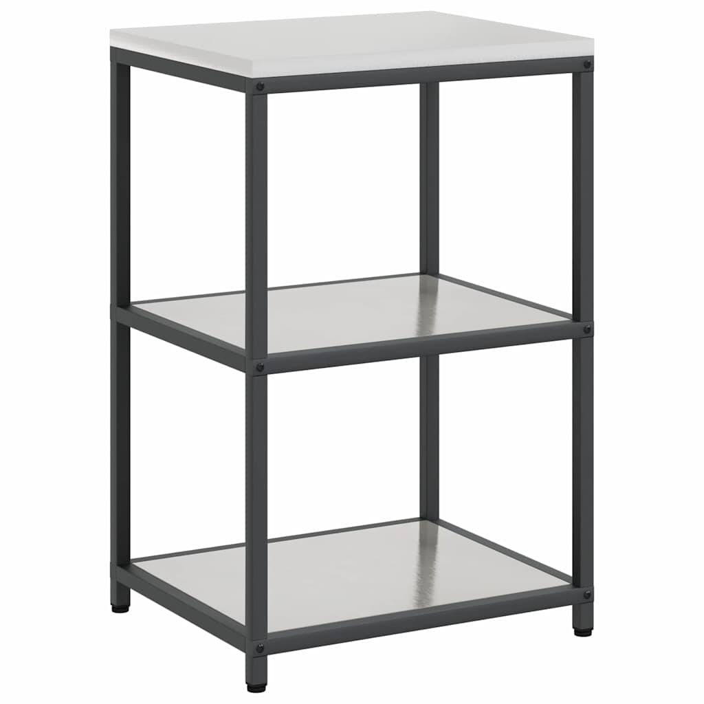 Kitchen Storage Set HATTEM 2 pcs Silver Stainless Steel