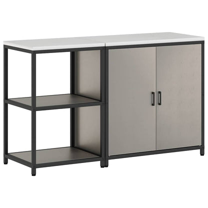Kitchen Storage Set HATTEM 2 pcs Rusty Steel