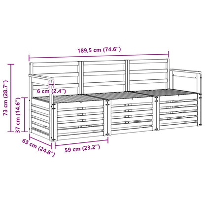 Sofa Sets Solid Acacia Wood