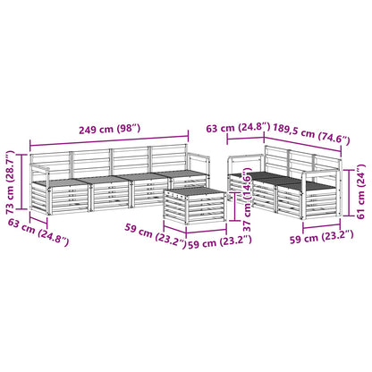 Sofa Sets Solid Acacia Wood