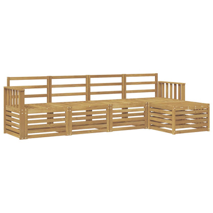 Outdoor Sofa Set 5 pcs White 249 x 122.5 x 73 cm