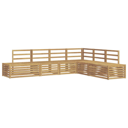 Outdoor Sofa Set 6 Piece White