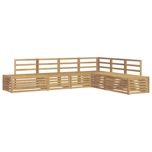 Outdoor Sofa Set 6 Piece White