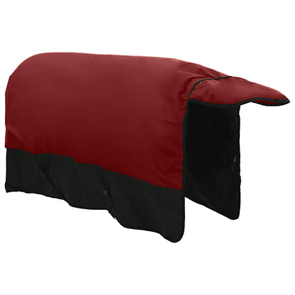Horse Blanket Bordeaux and Black 95 cm Polyester