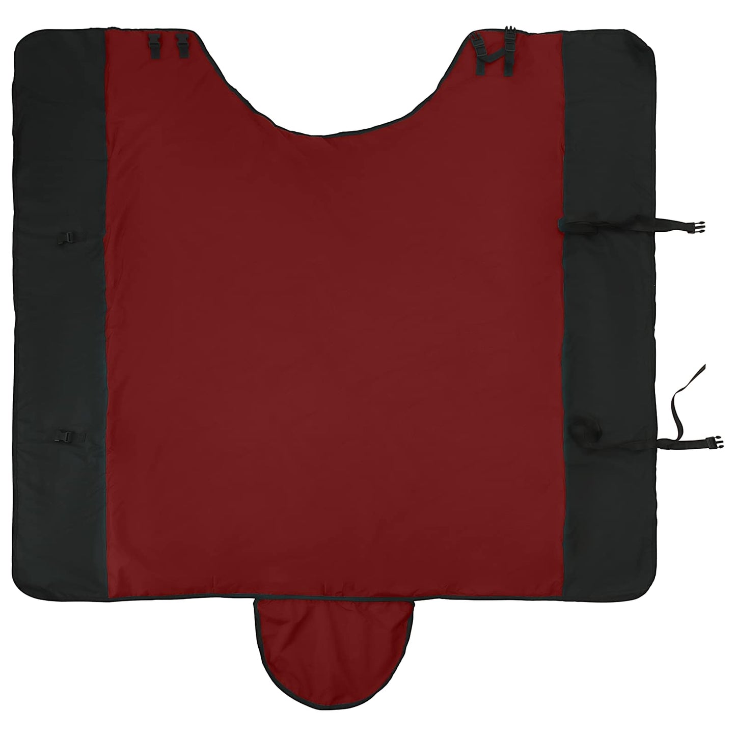 Horse Blanket Bordeaux and Black 145 cm Polyester