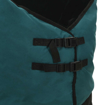 Horse Blanket Dark Green and Black 95 cm Polyester