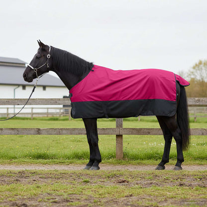 Horse Blanket Pink and Black 75 cm Polyester