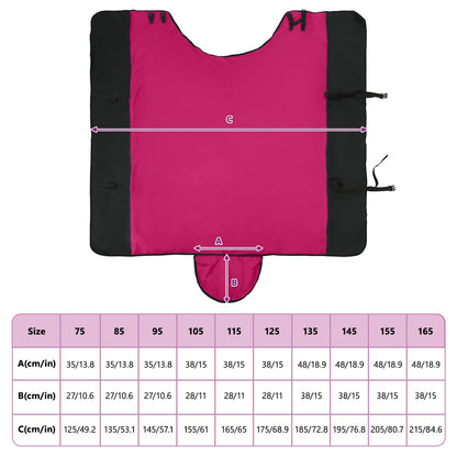 Horse Blanket Pink and Black 95 cm Polyester