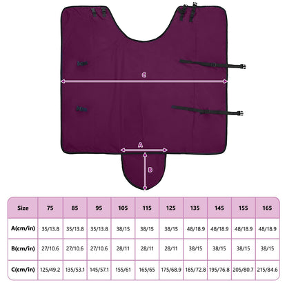 Horse Blanket Full Purple 125 cm Polyester