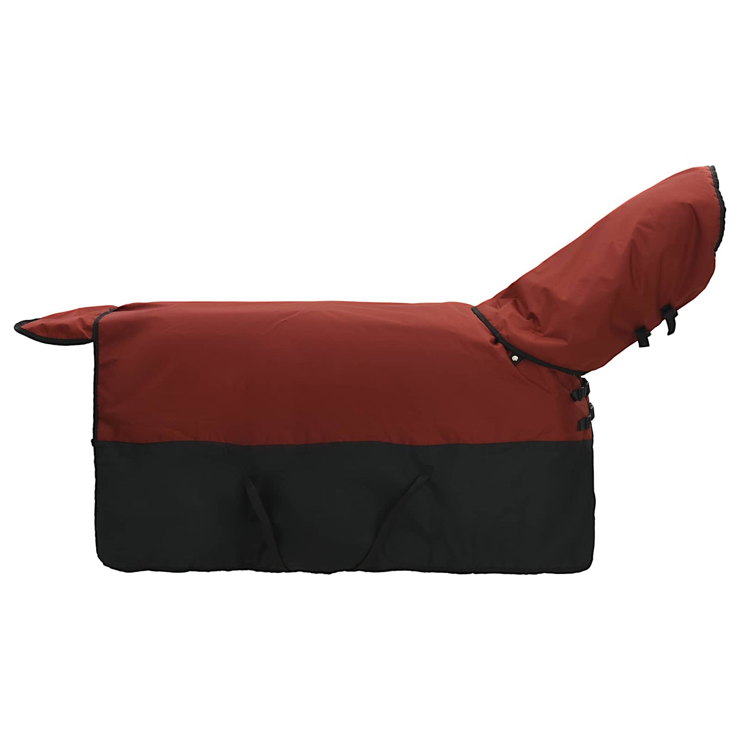 Horse Blanket Bordeaux and Black 115 cm Polyester