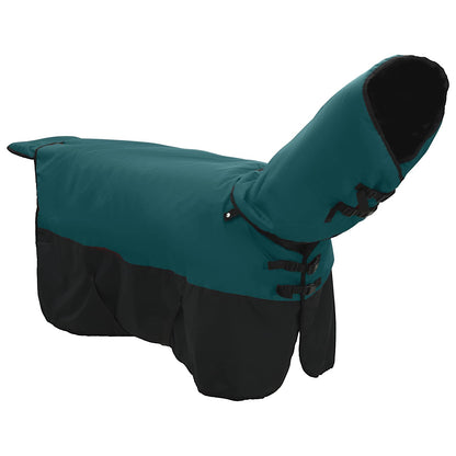 Horse Blanket Dark Green and Black 105 cm Polyester