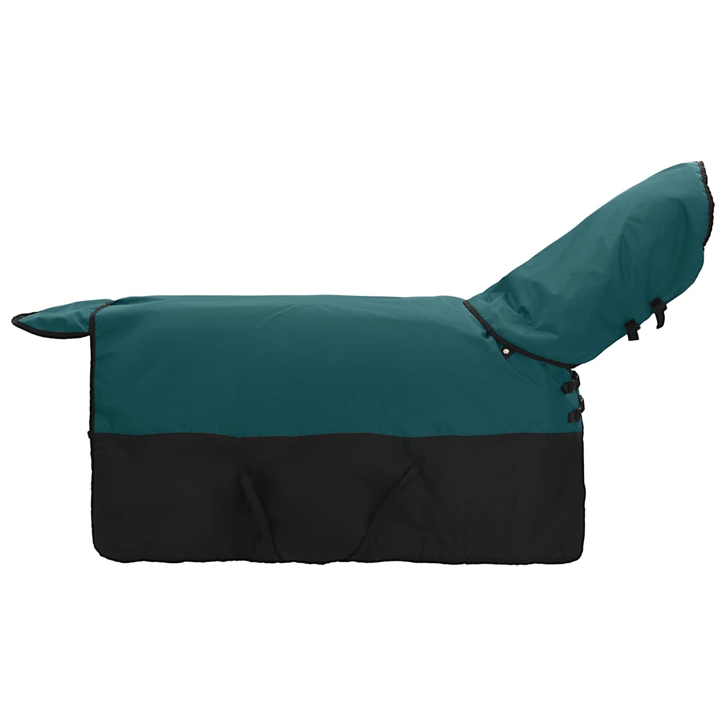 Horse Blanket Dark Green and Black 125 cm Polyester