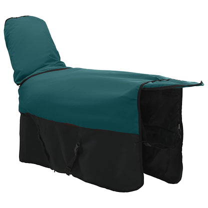 Horse Blanket Dark Green and Black 165 cm Polyester