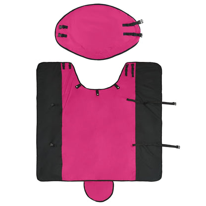 Horse Blanket Pink and Black 135 cm Polyester
