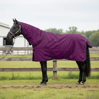 Horse Blanket Full Purple 165 cm Polyester