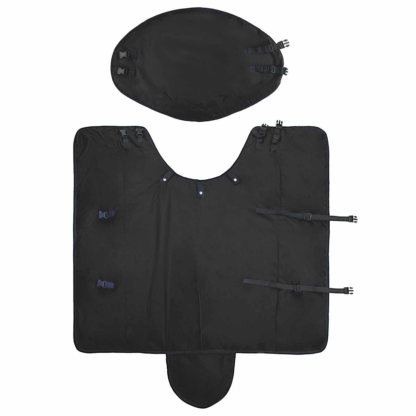 Horse Blanket Full Black 75 cm Polyester