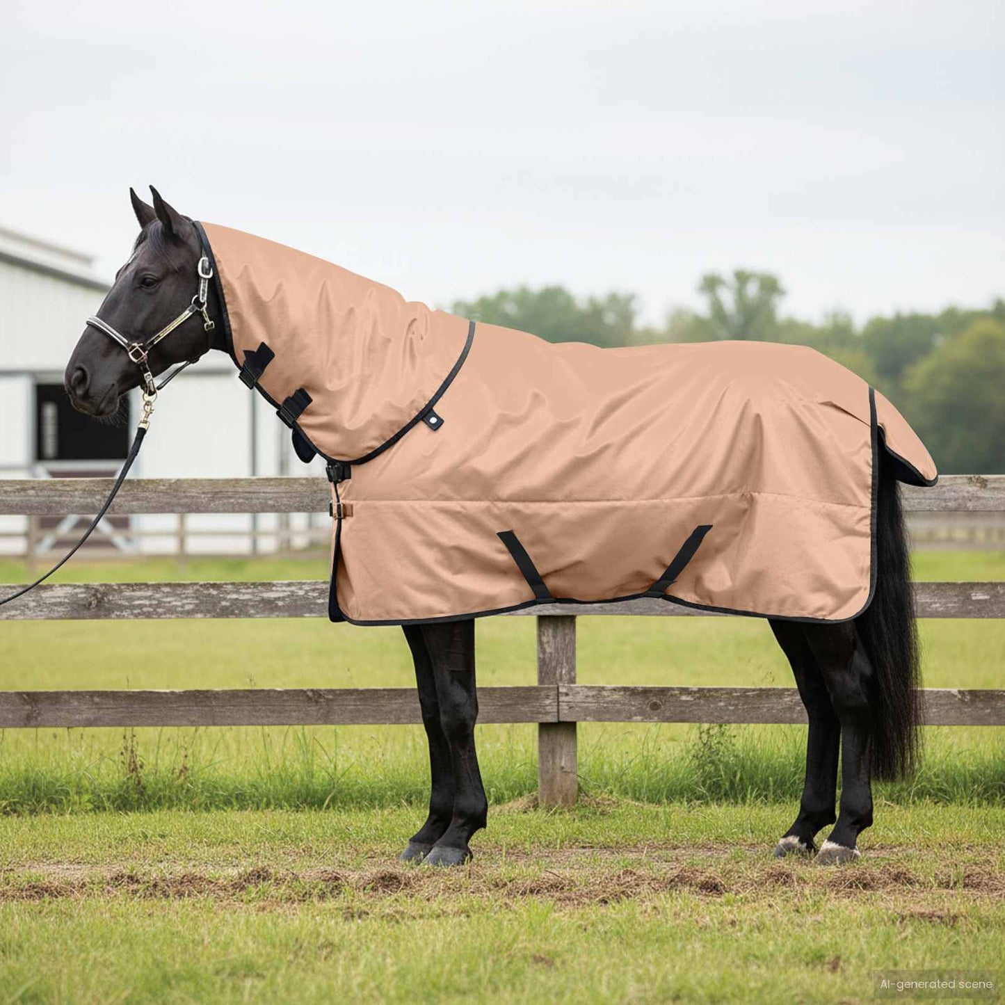 Horse Blanket Cappuccino 115 cm Polyester