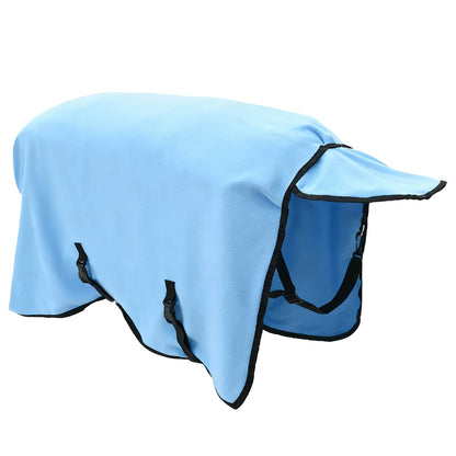 Horse Blanket Full Aqua 115 cm Polyester Fleece