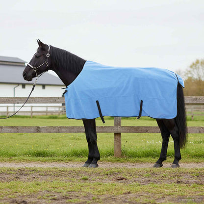 Horse Blanket Full Aqua 155 cm Polyester Fleece