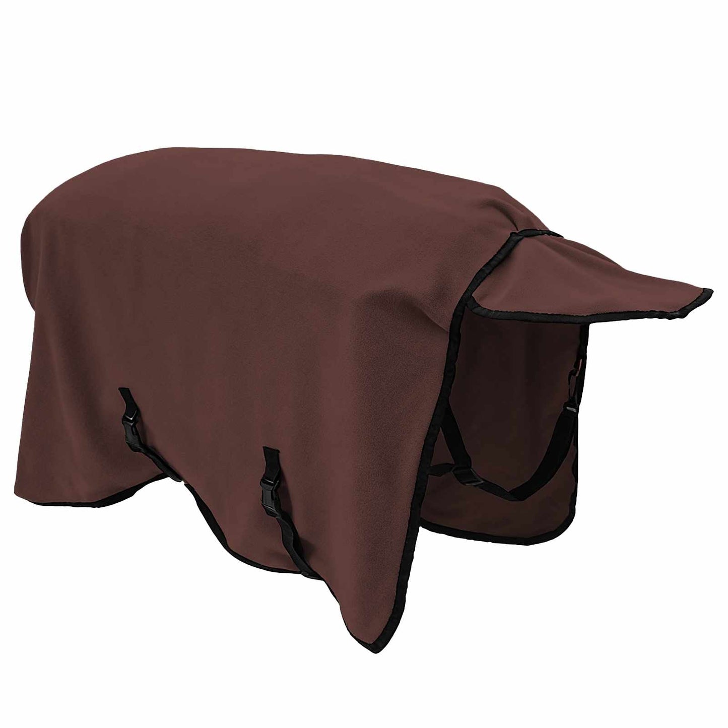 Horse Blanket Full Dark Brown 75 cm Polyester Fleece