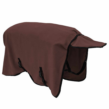 Horse Blanket Full Dark Brown 75 cm Polyester Fleece