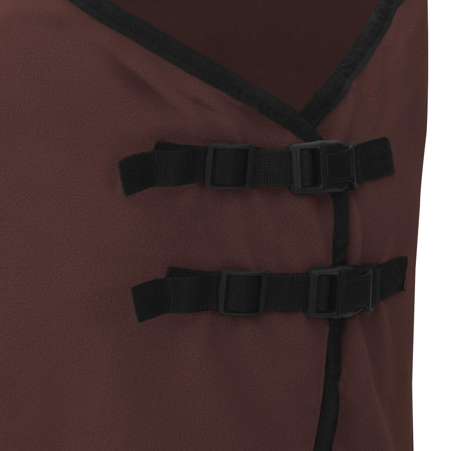Horse Blanket Full Dark Brown 135 cm Polyester Fleece