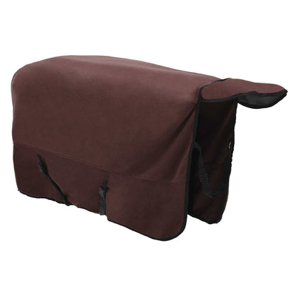 Horse Blanket Full Dark Brown 135 cm Polyester Fleece