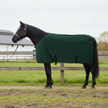 Horse Blanket Full Dark Green 105 cm Polyester Fleece