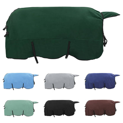 Horse Blanket Full Dark Green 155 cm Polyester Fleece