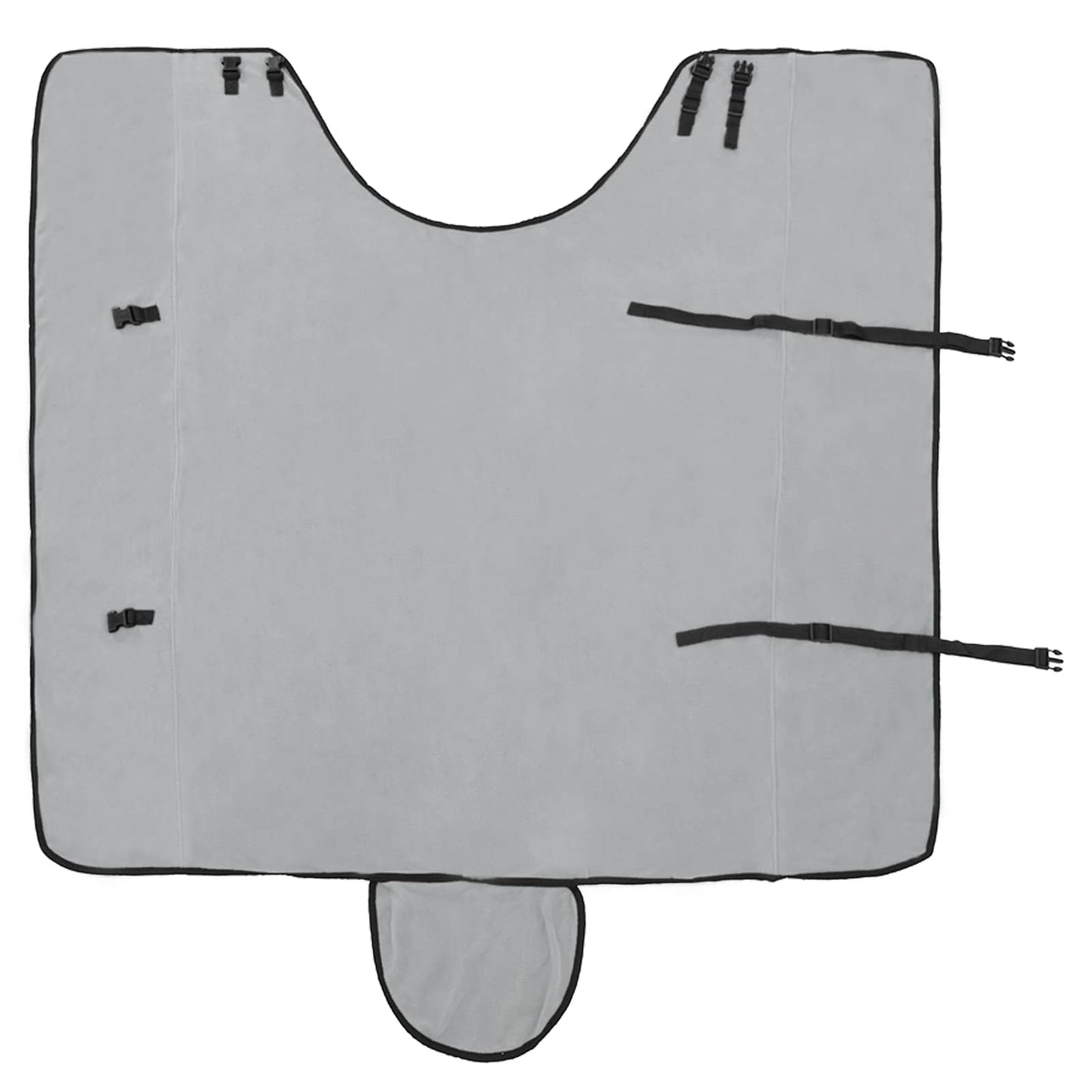 Horse Blanket Full Light Grey and Pink 155 cm Polyester Fleece