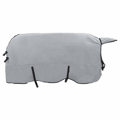 Horse Blanket Full Light Grey and Pink 165 cm Polyester Fleece