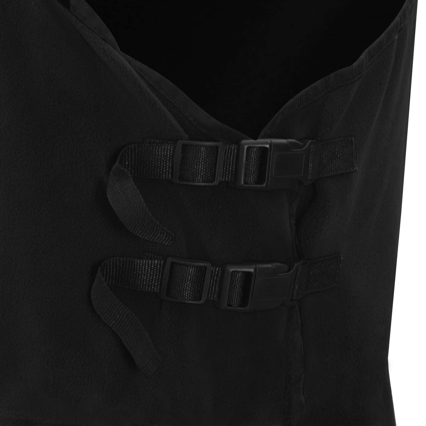 Horse Blanket Black 165 cm Polyester Fleece