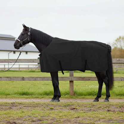 Horse Blanket Black 165 cm Polyester Fleece