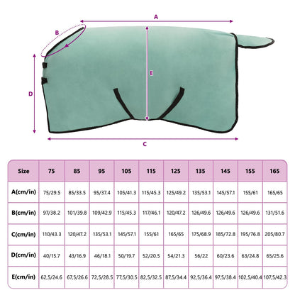 Horse Blanket Special Green 115 cm Polyester Fleece