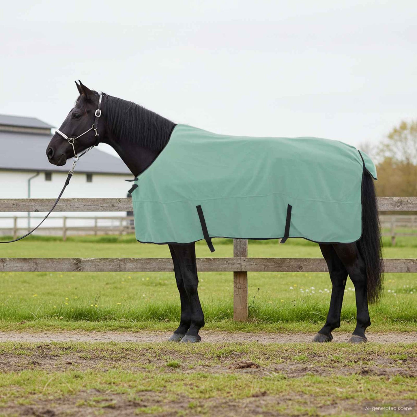 Horse Blanket Special Green 125 cm Polyester Fleece