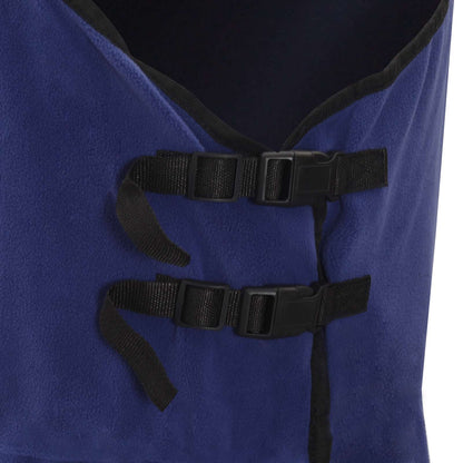 Horse Blanket Navy Blue 135 cm Polyester Fleece