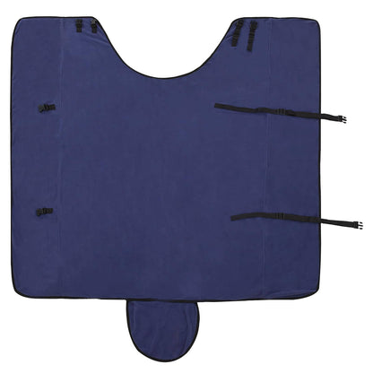 Horse Blanket Navy Blue 145 cm Polyester Fleece