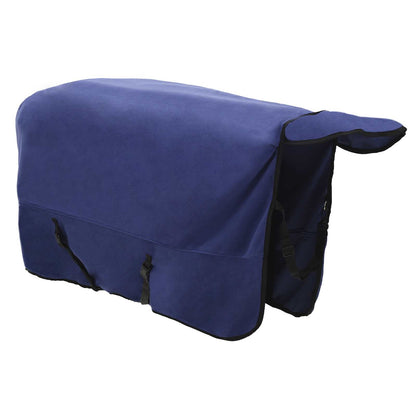 Horse Blanket Navy Blue 155 cm Polyester Fleece