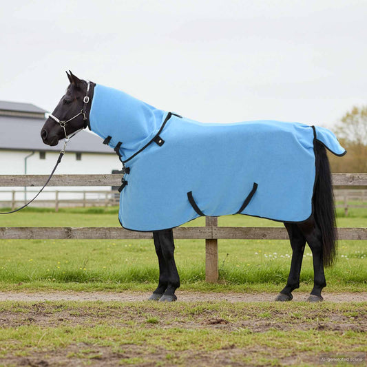 Horse Blanket Full Aqua 75 cm Polyester