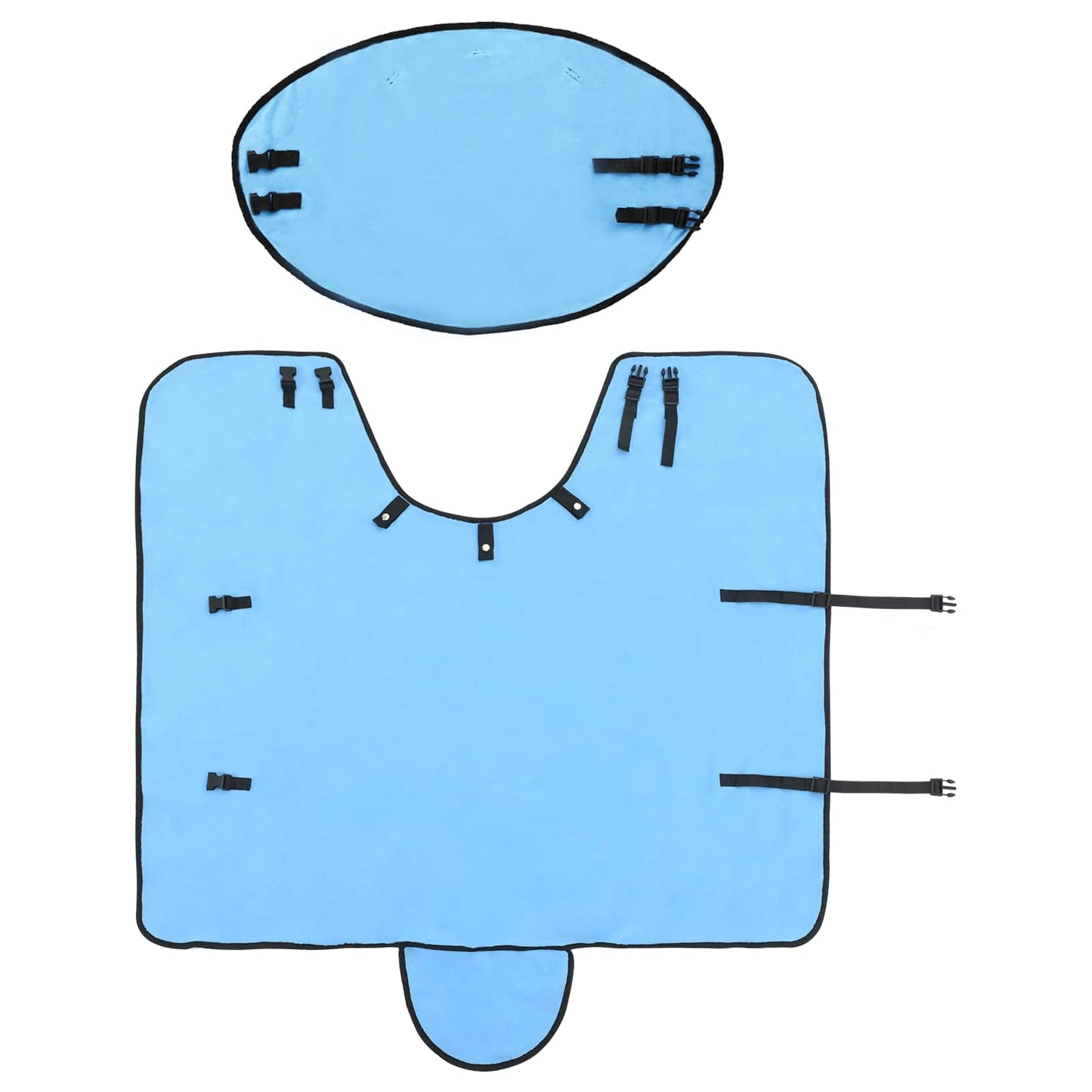 Horse Blanket Full Aqua 85 cm Polyester Fleece