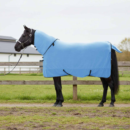 Horse Blanket Full Aqua 165 cm Polyester Fleece