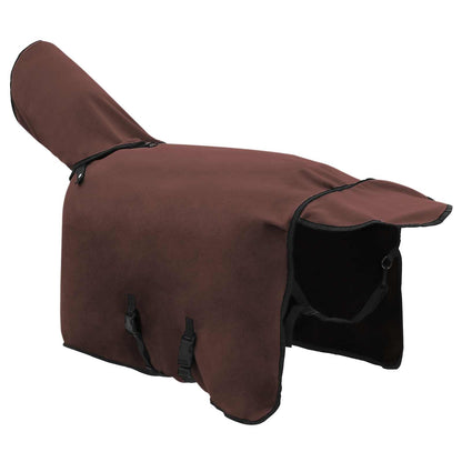 Horse Blanket Full Dark Brown 85 cm Polyester Fleece