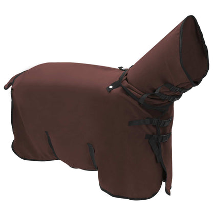 Horse Blanket Full Dark Brown 105 cm Polyester Fleece
