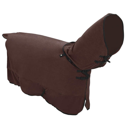 Horse Blanket Full Dark Brown 145 cm Polyester Fleece