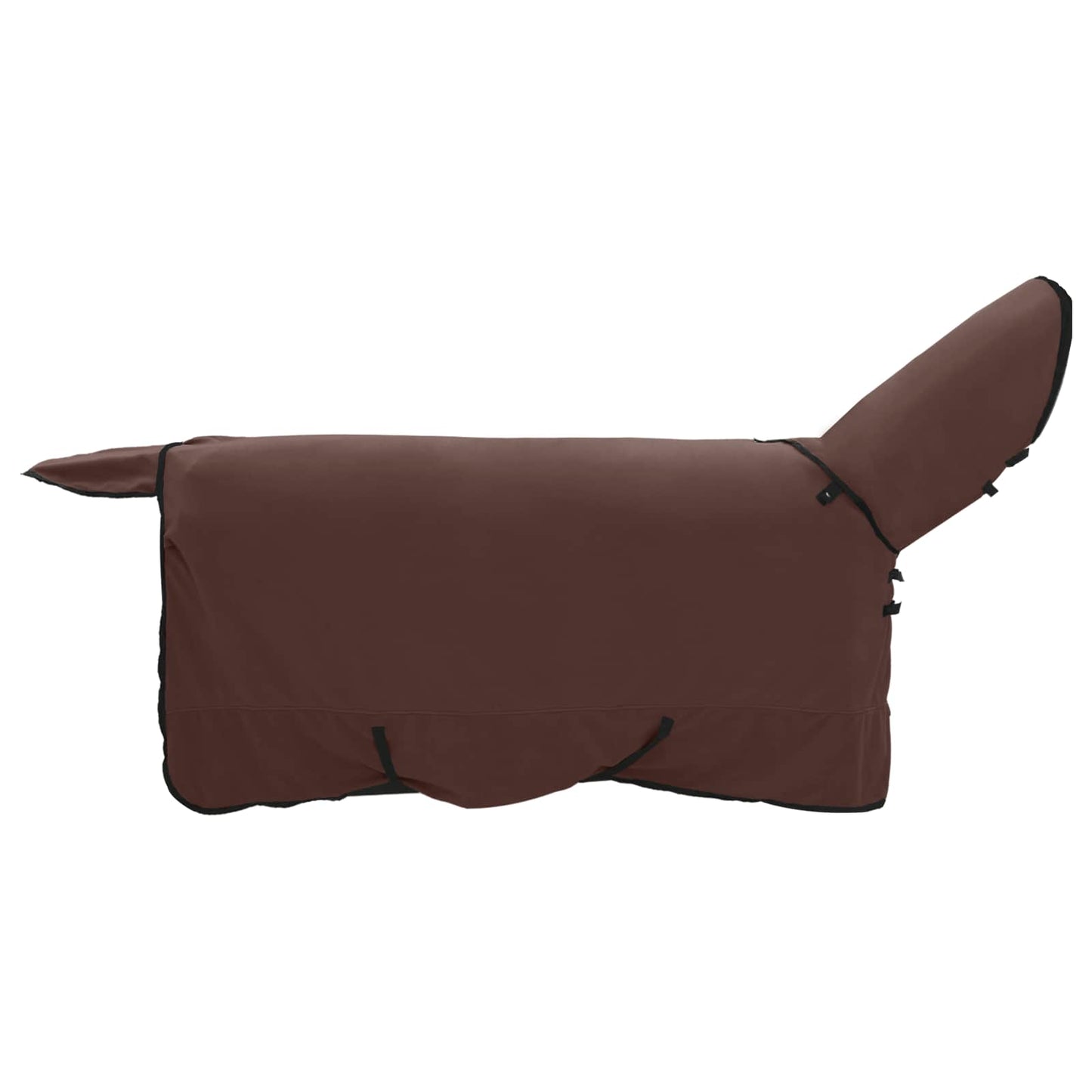 Horse Blanket Full Dark Brown 155 cm Polyester Fleece