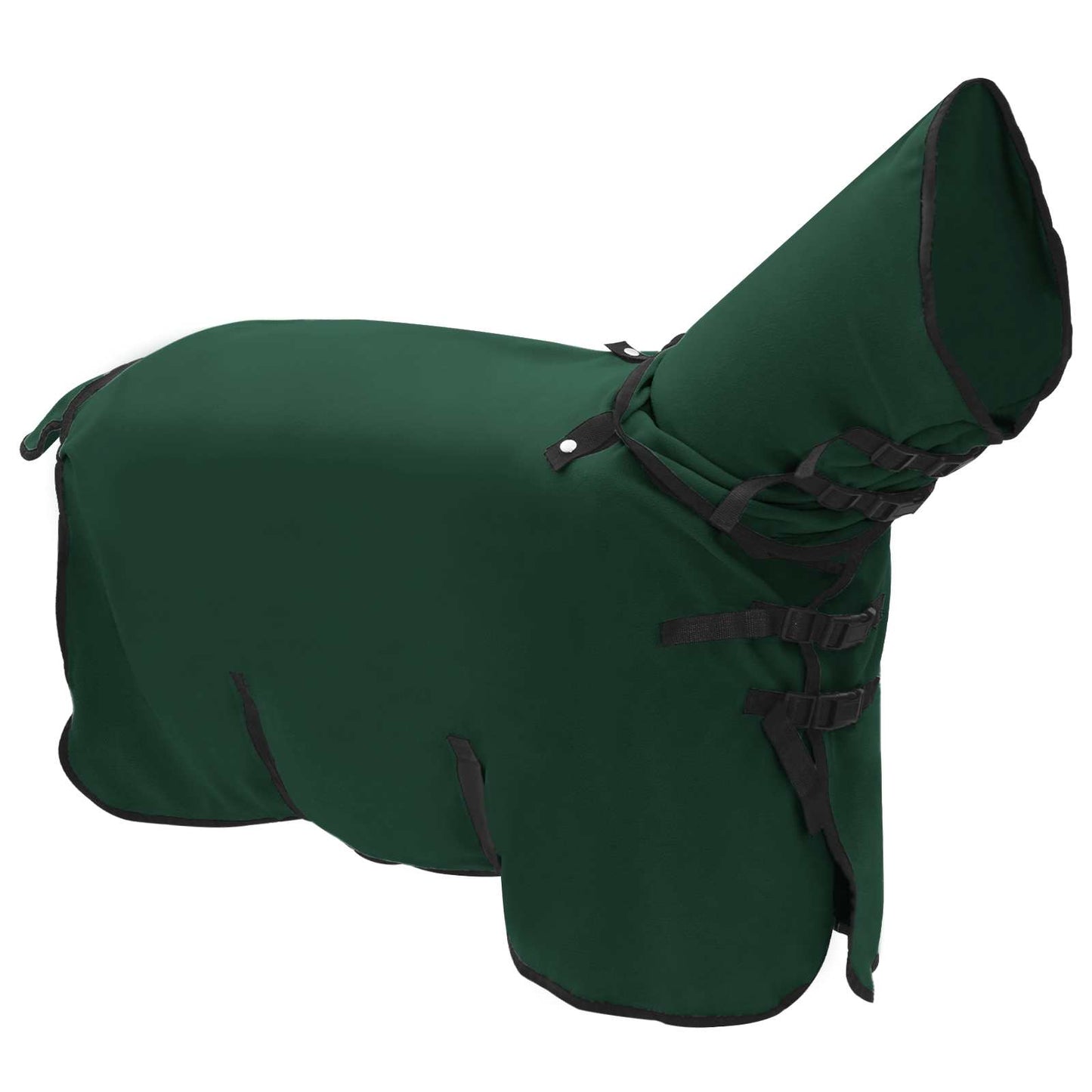 Horse Blanket Full Dark Green 115 cm Polyester Fleece