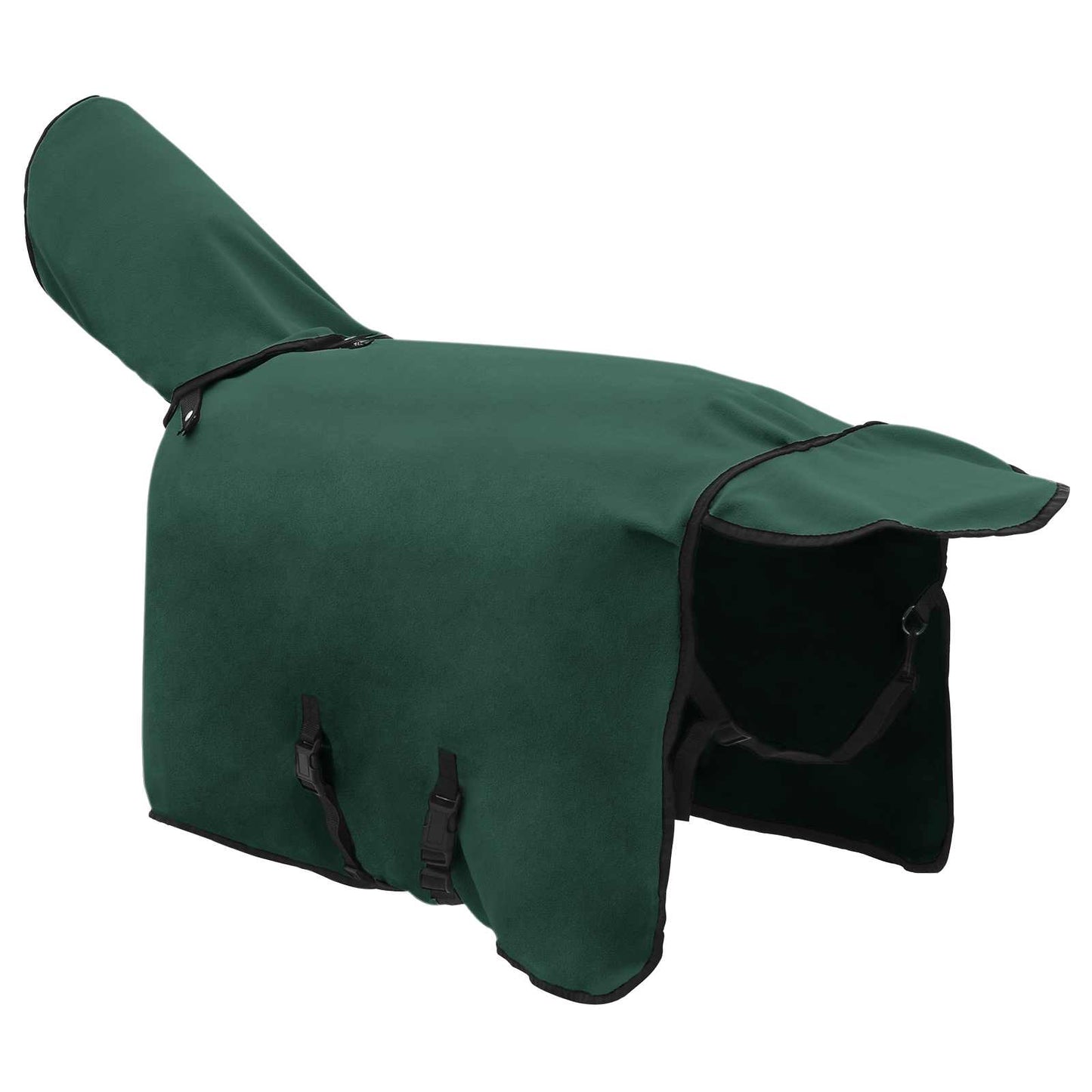 Horse Blanket Full Dark Green 115 cm Polyester Fleece