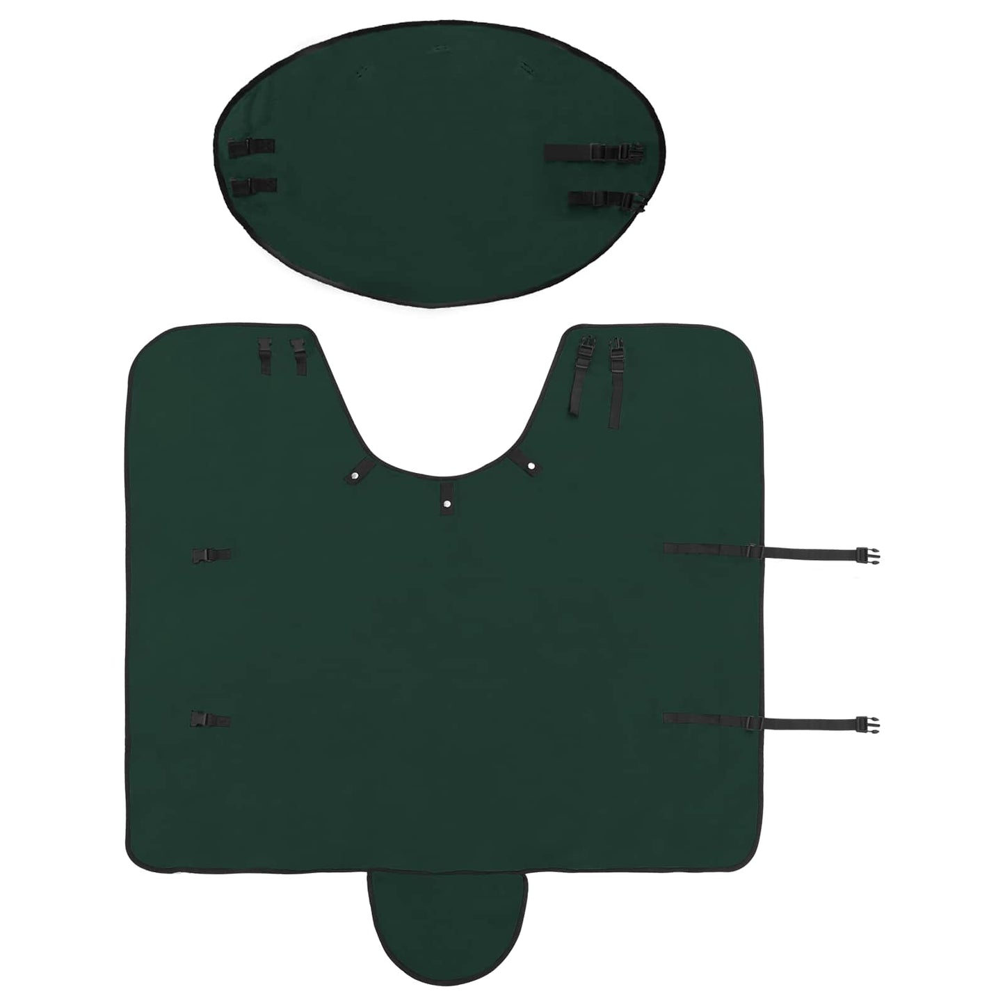 Horse Blanket Full Dark Green 115 cm Polyester Fleece